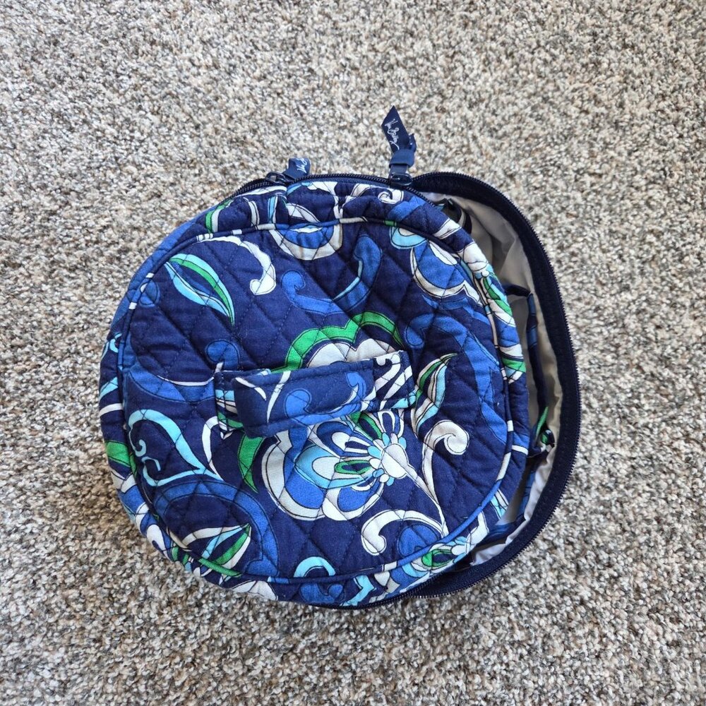 Vera Bradley Mediterranean Blue Cosmetic Bag